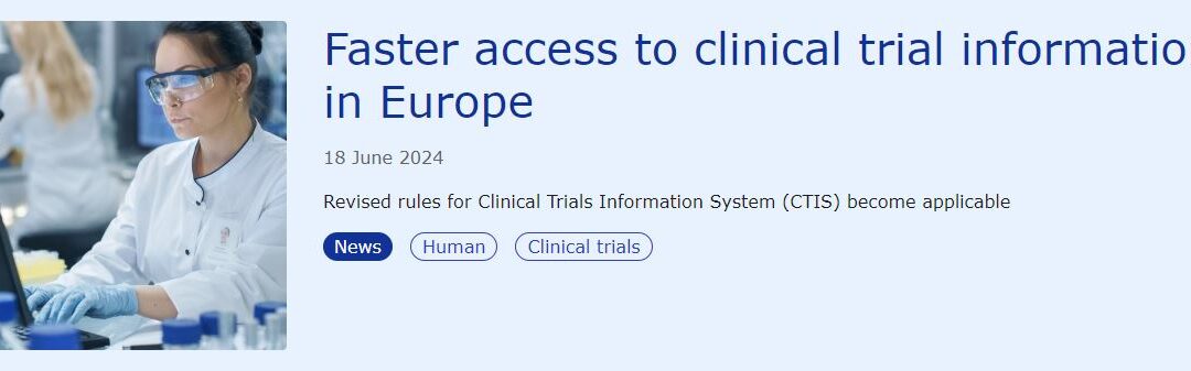 ACT EU: Faster Access to Clinical Trial Information in Europe
