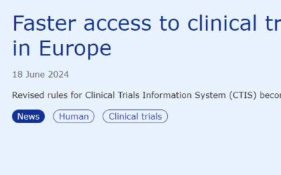 ACT EU: Faster Access to Clinical Trial Information in Europe
