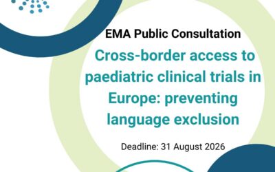📢 🔔 [News from EMA – Public Consultation on Its Draft Recommendations]